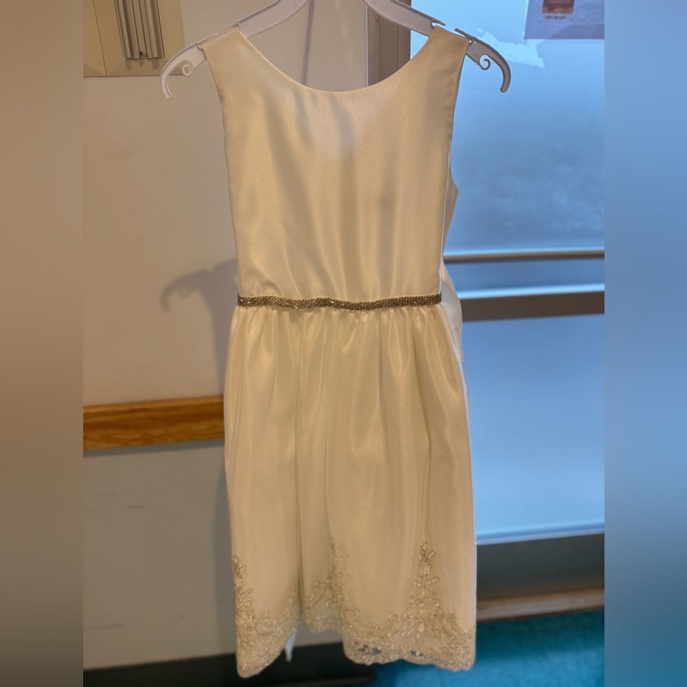 White formal dress